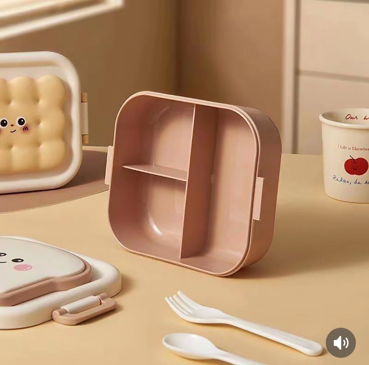 BOX LUNCH 3D con cubiertos  5