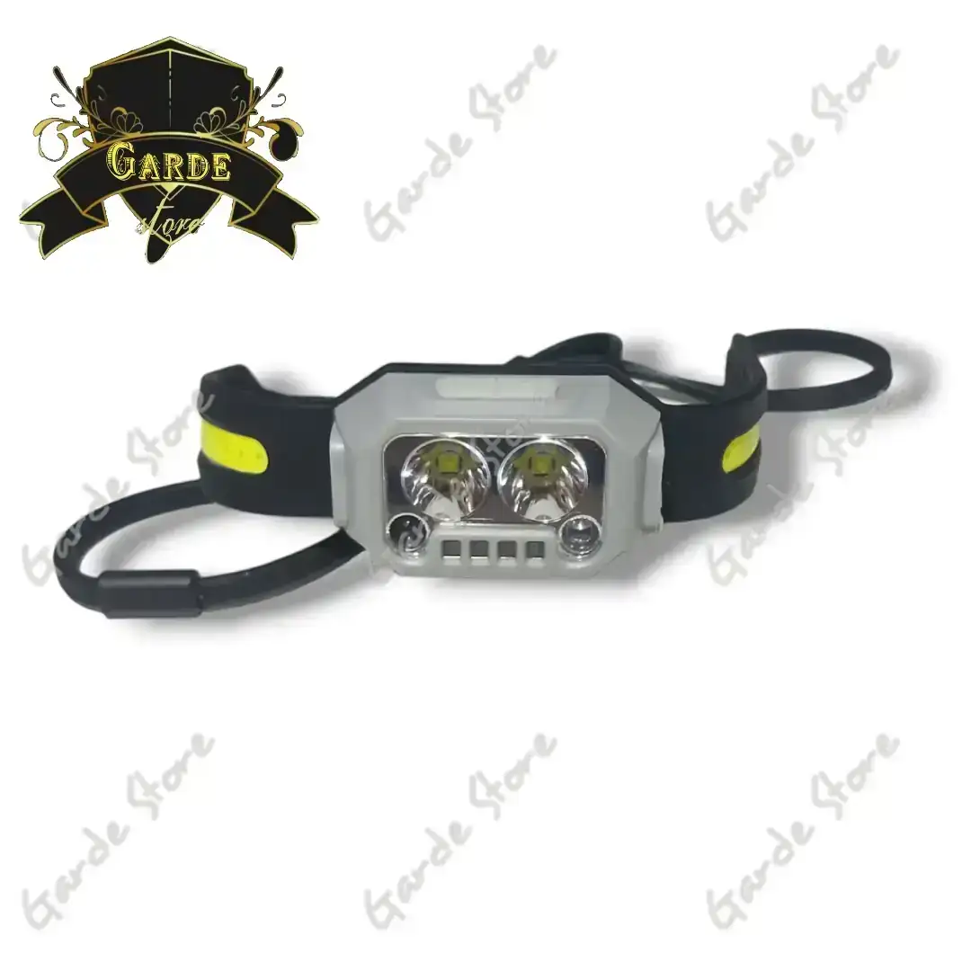 Linterna frontal con sensor y luces de tránsito.  2