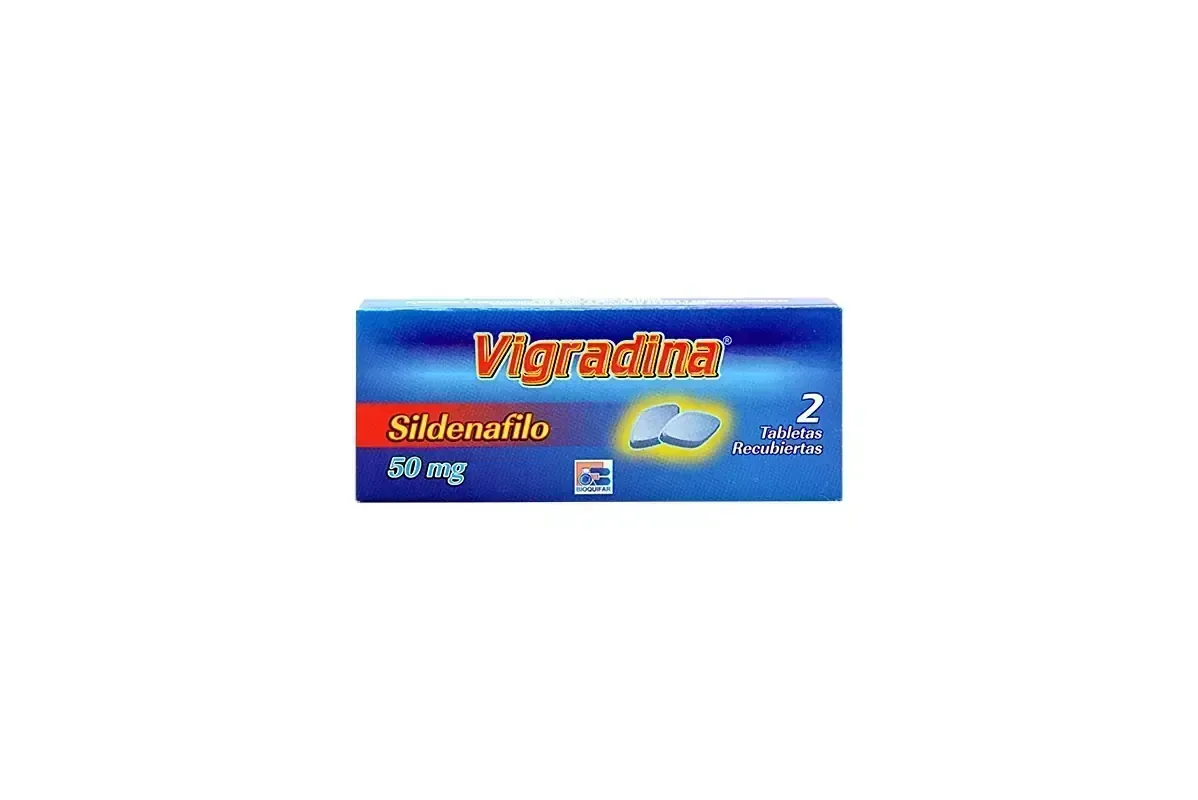 VIGRADINA 50 X 2 SILDENAFIL