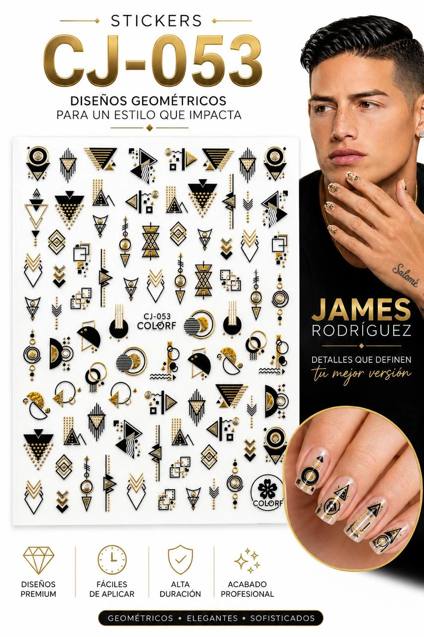 lamina de para uñas sticker cj053.jfif