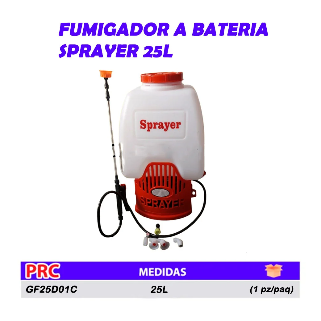 FUMIGADOR A BATERIA SPRAYER 25L 