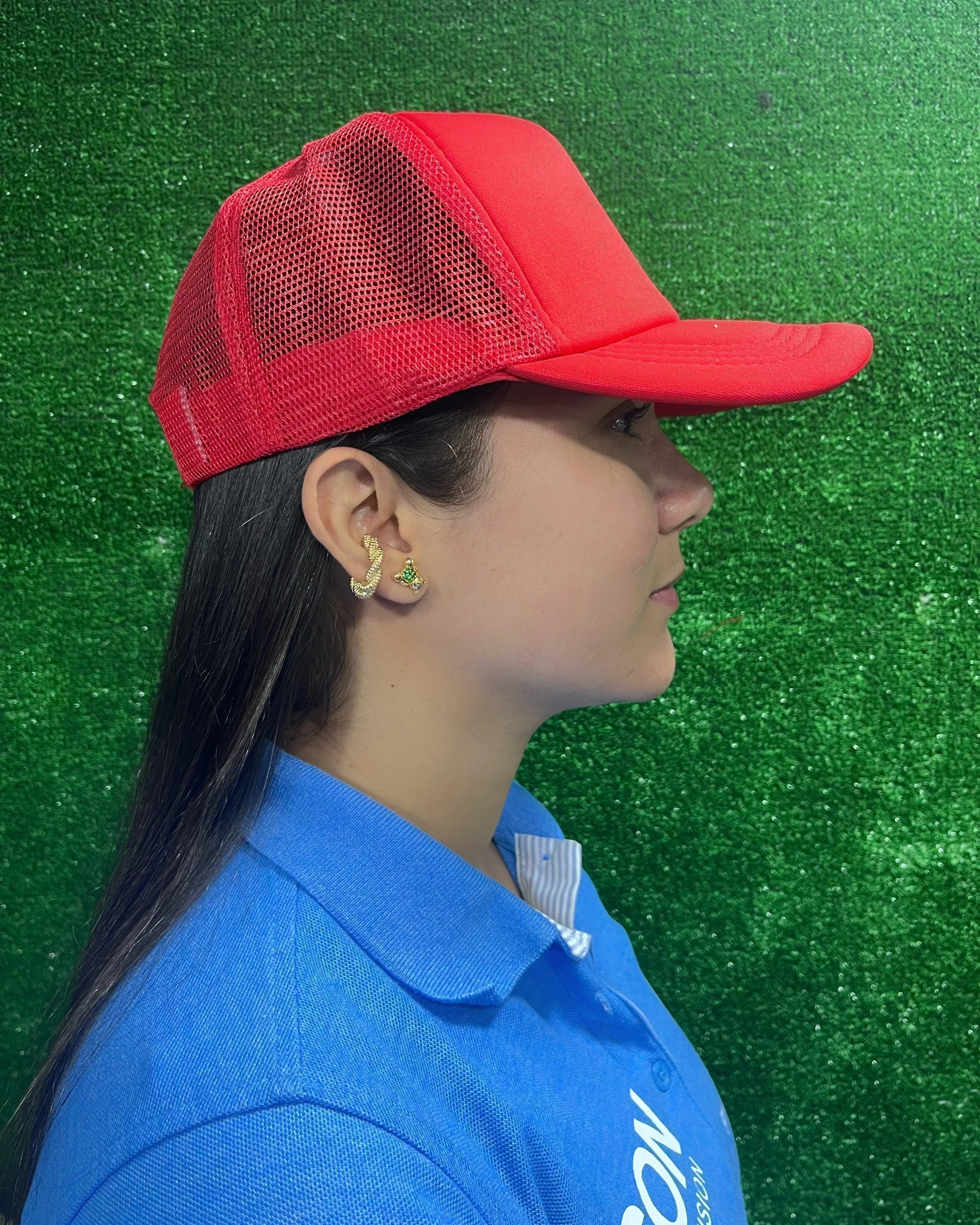 Gorra En Malla Unicolor 5
