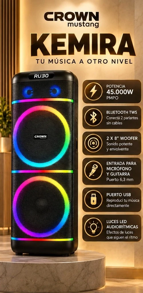 CROWN MUSTANG KEMIRA *CONSULTAR DISPONIBILIDAD CON EL VENDEDOR*