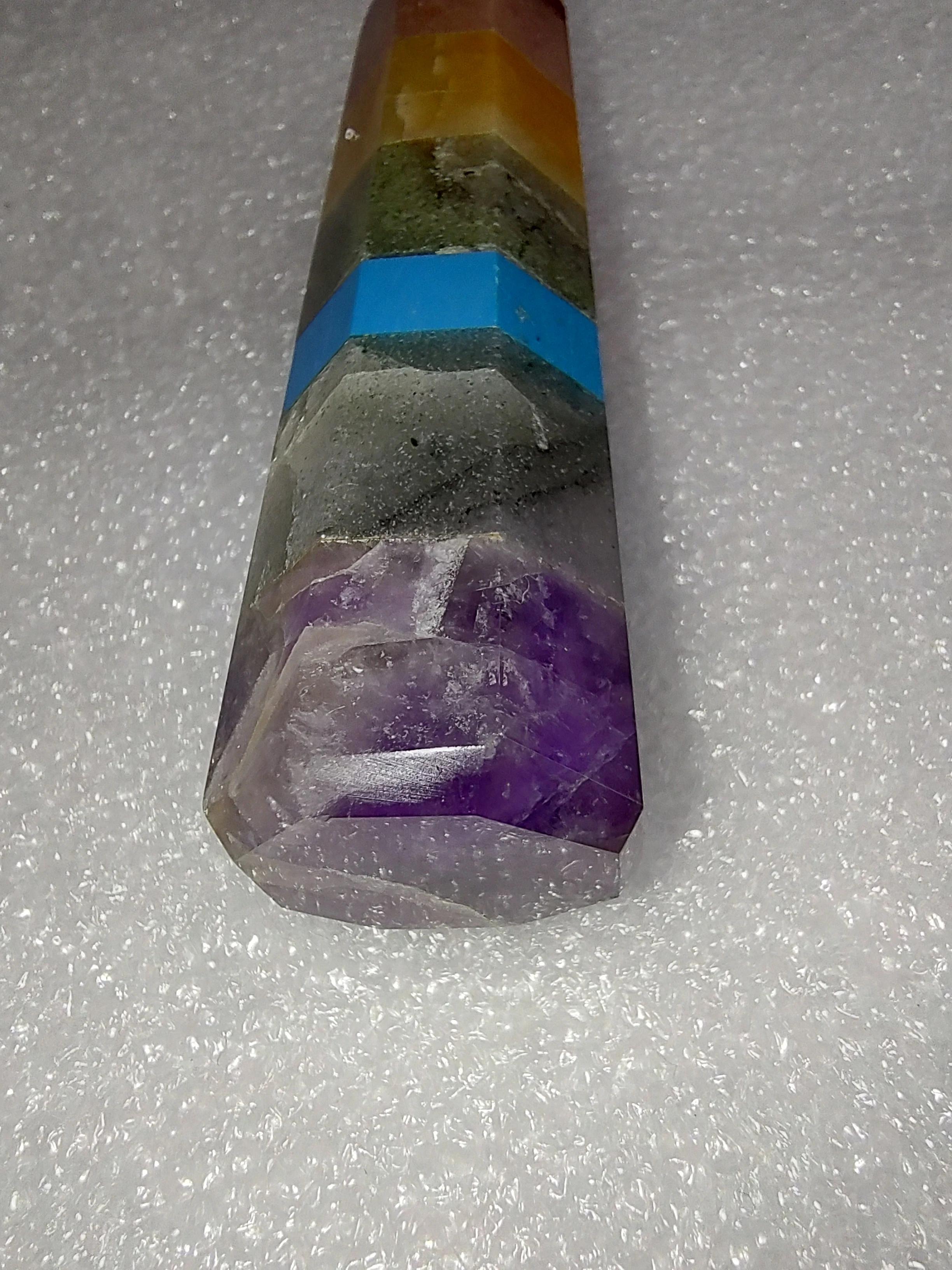 Obelisco de 7 chakras de 86 mm 4