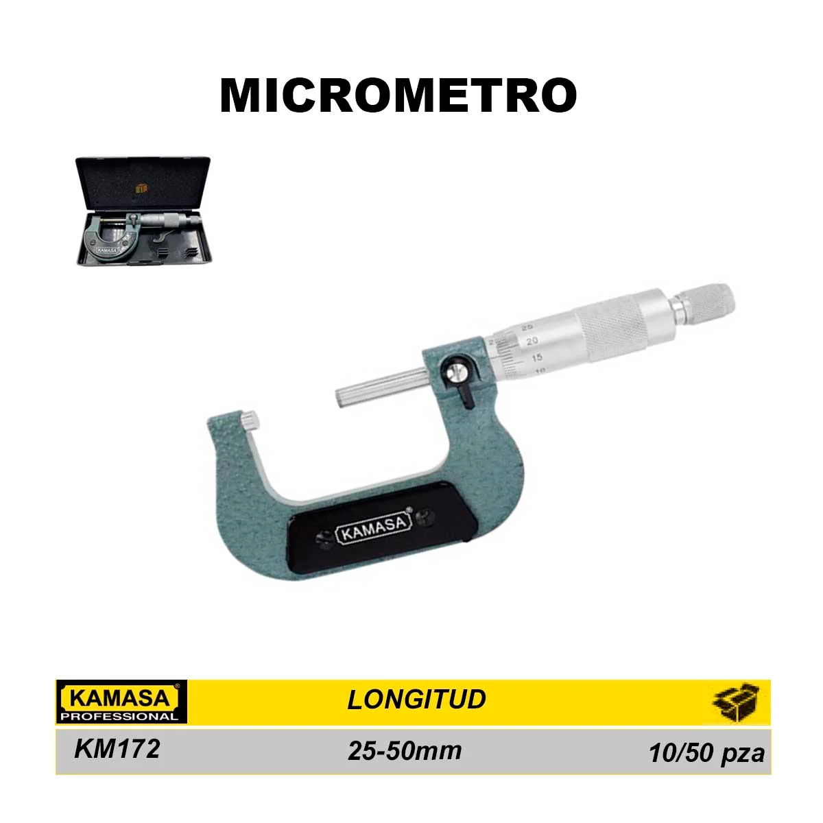 MICROMETRO KM 25-50mm 