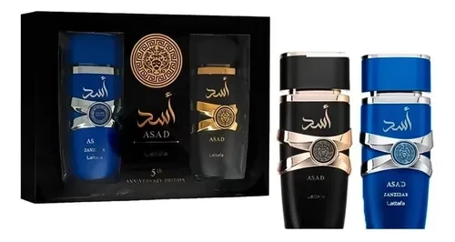 KIT LATTAFA ZANZIBAR+ASAD LIMITED EDITION 100ML C/U EDP 2