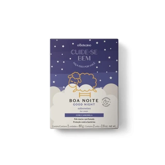 Cuide-se Bem Boa Noite Jabón en Barra, 2x80g 2