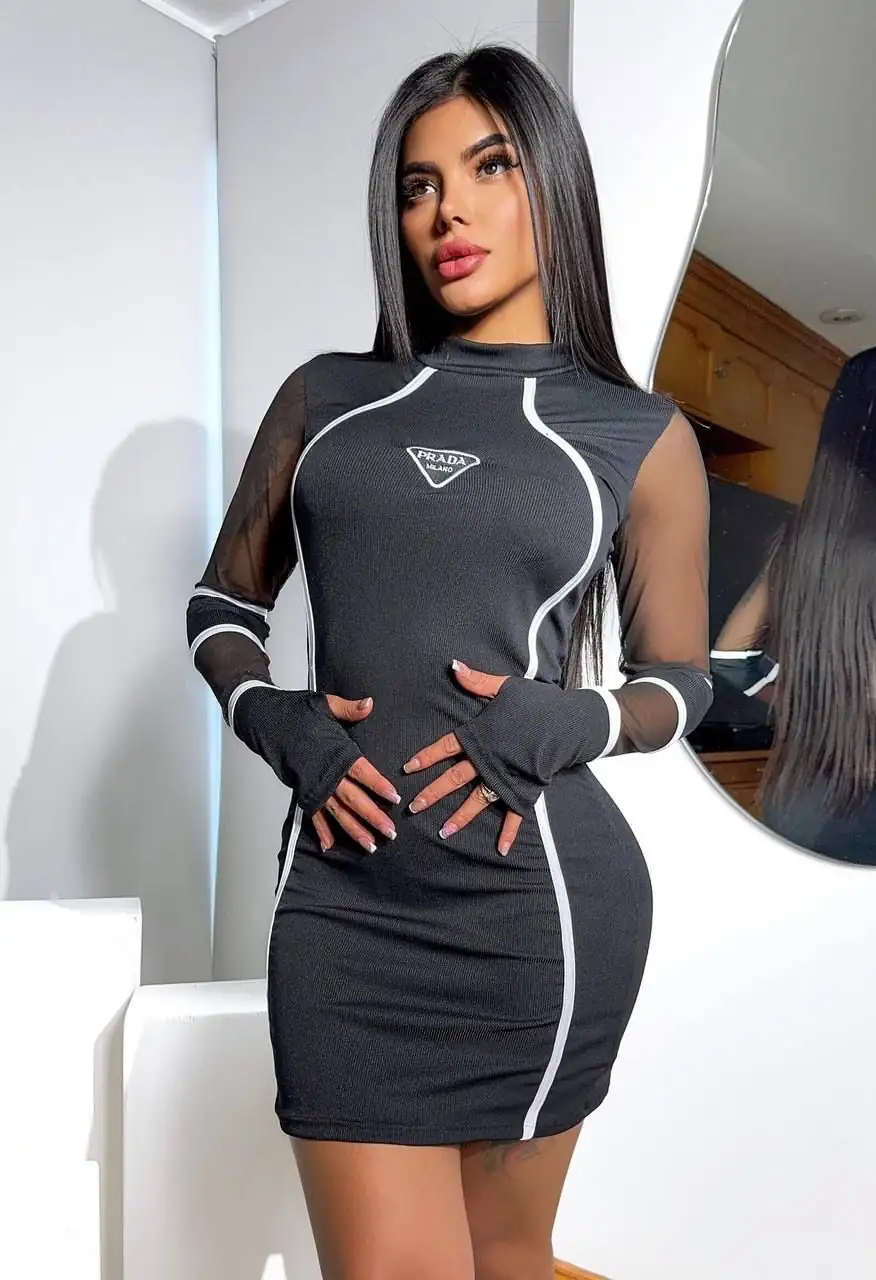 Divino vestido manga larga deportivo 😍 2