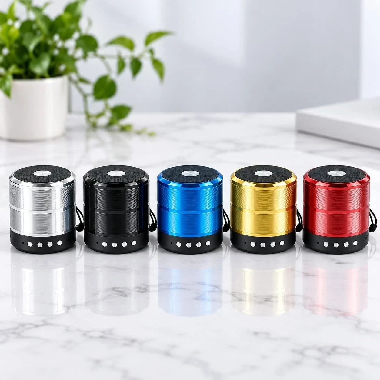 BOCINA BLUETOOTH METALICA