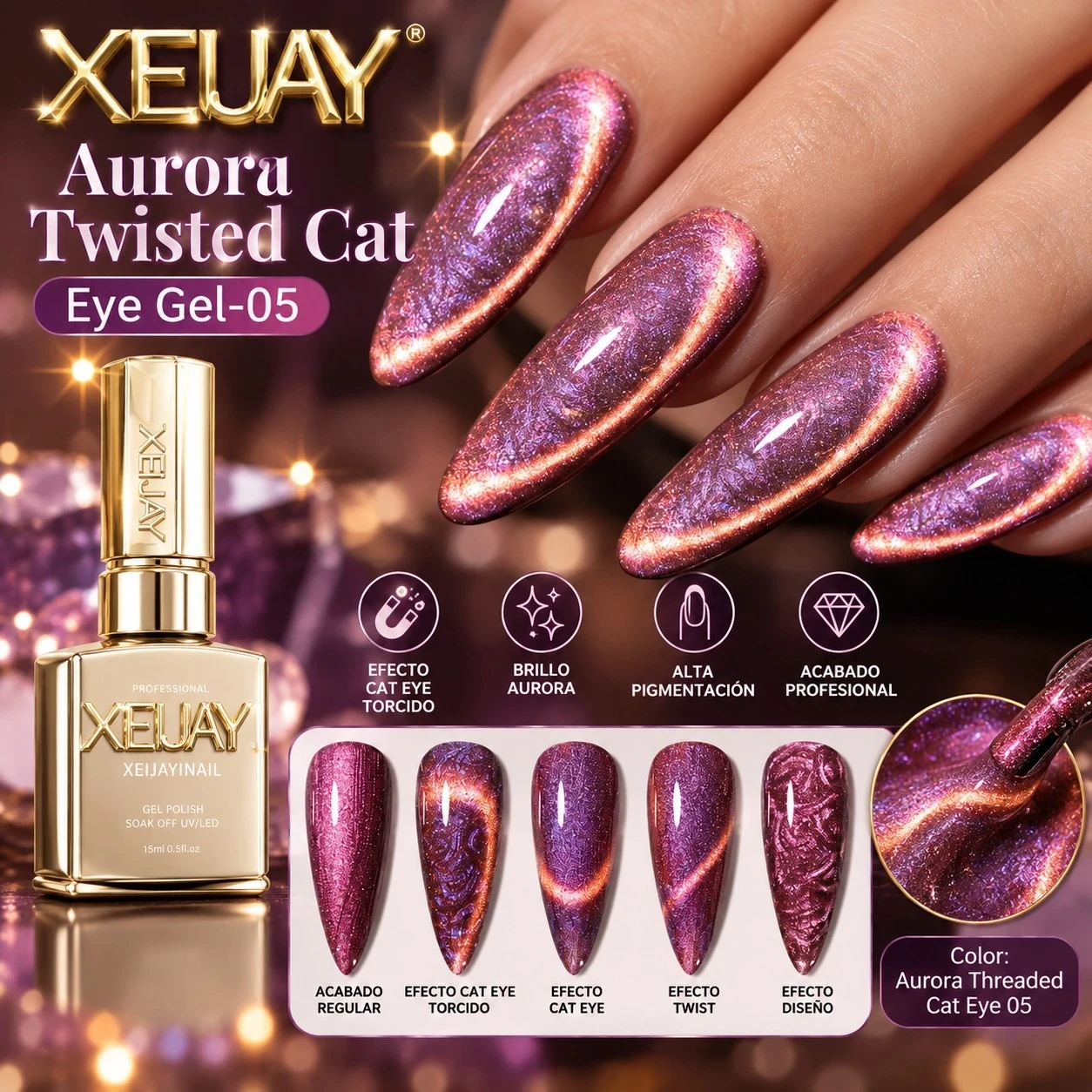 xeijayi esmalte ojo de gato aurora magnetica 05 –
