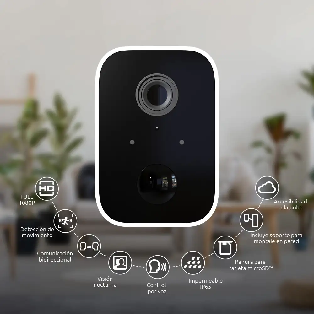 Cámara inteligente Wi-Fi con batería 3