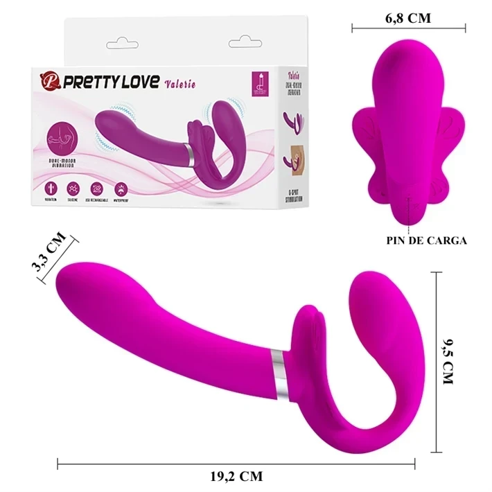 Vibrador Strap Rercargable Valerie