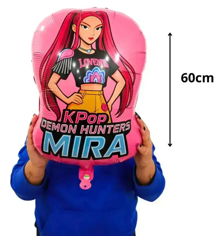Globo metalizado guerreras kpop  3