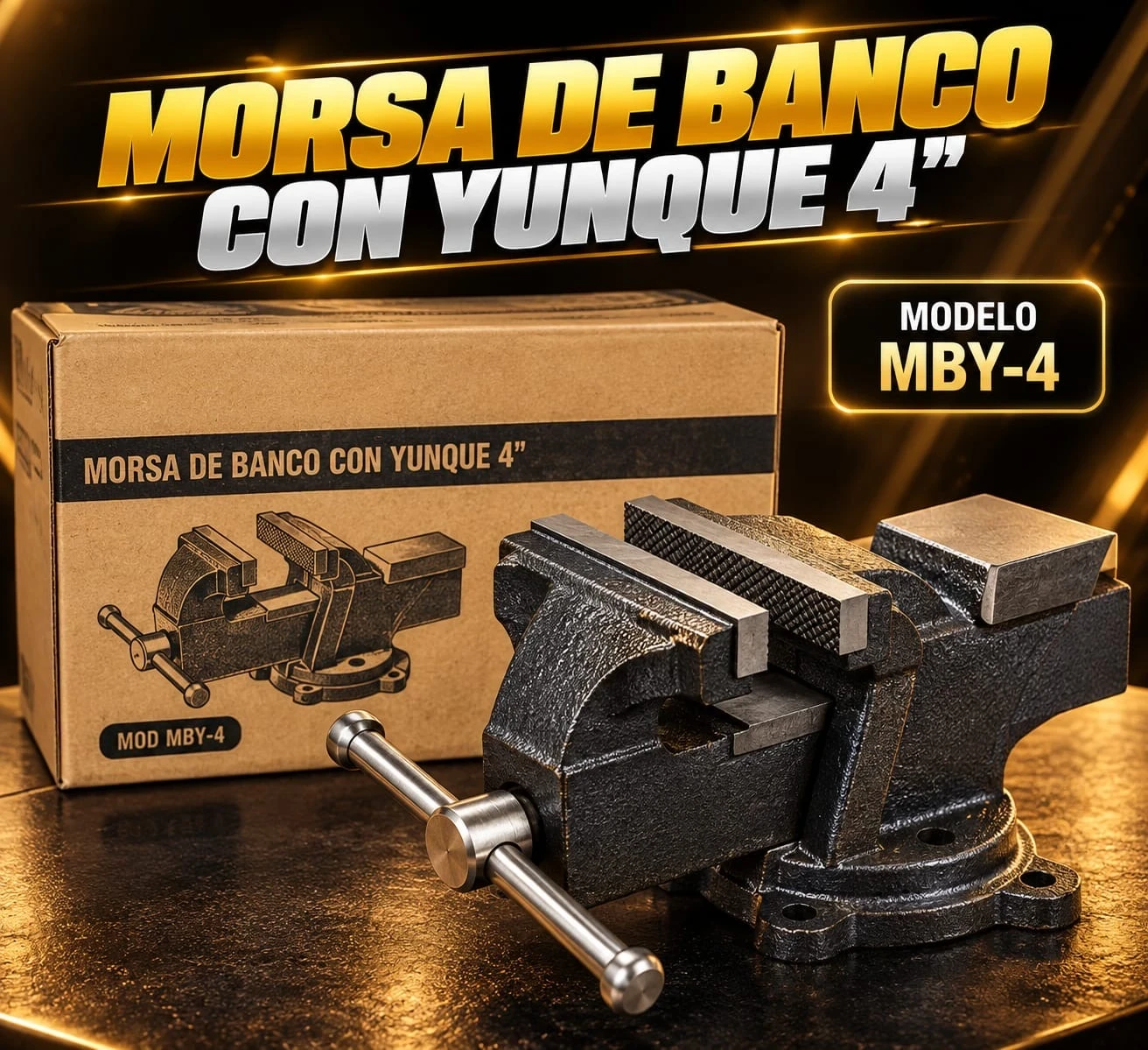 MORSA DE BANCO CON YUNQUE 4"