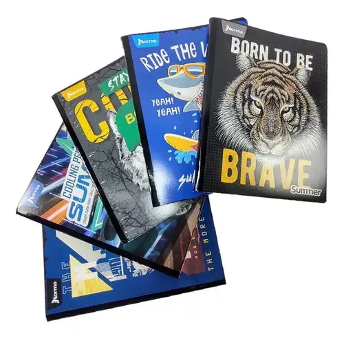Cuaderno 100 H stickers