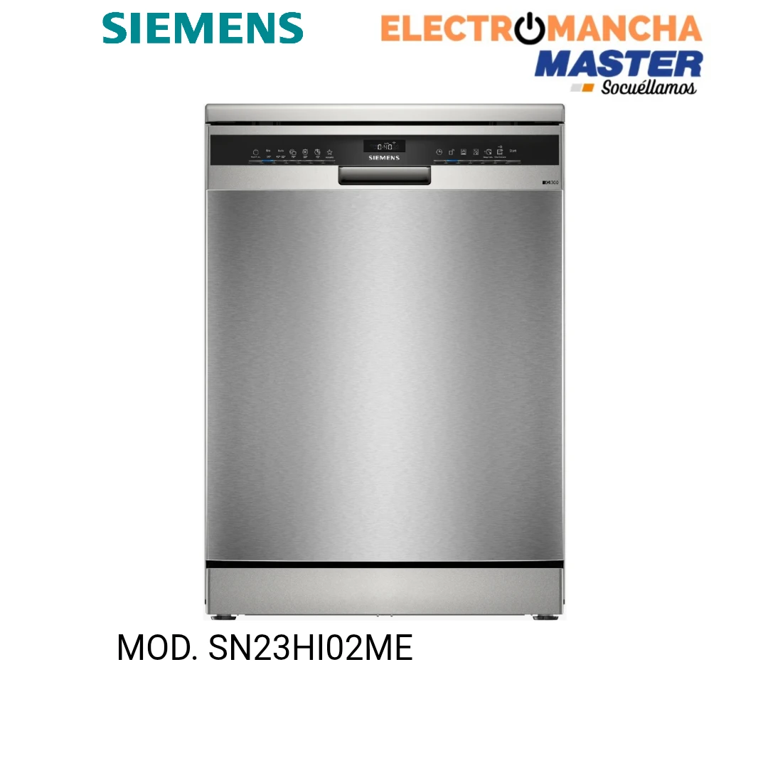 LAVAVAJILLAS SIEMENS IQ300 SN23HI02ME INOX 14 CUB. CLASE D 
