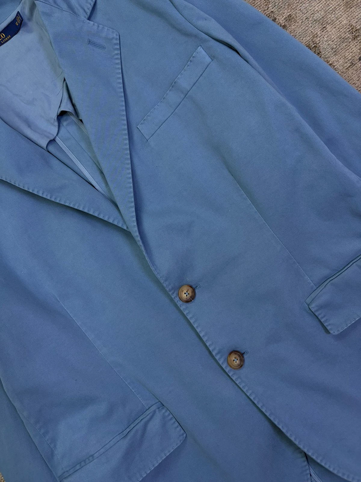 POLO RALPH LAUREN UNSTRUCTURED COTTON BLAZER 4