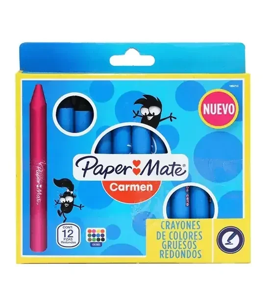Crayolas carmen con 12 colores jumbo 3
