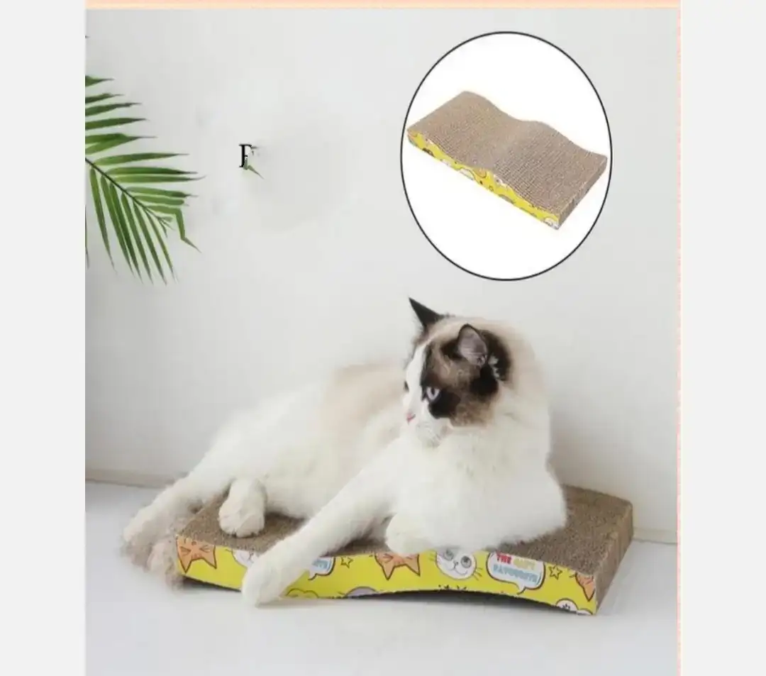 RASCADOR DE CARTÓN CON CATNIP