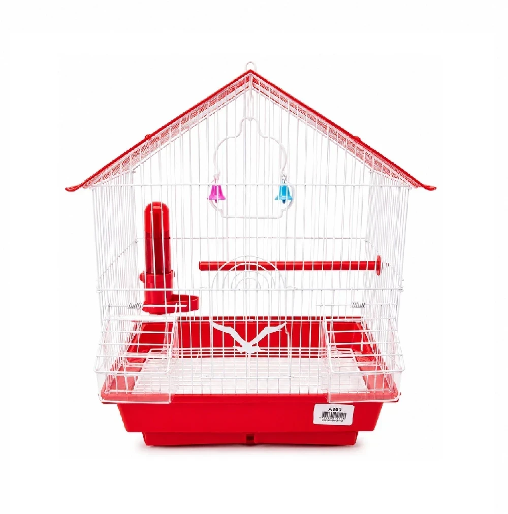 Jaula Importada para aves color rojo