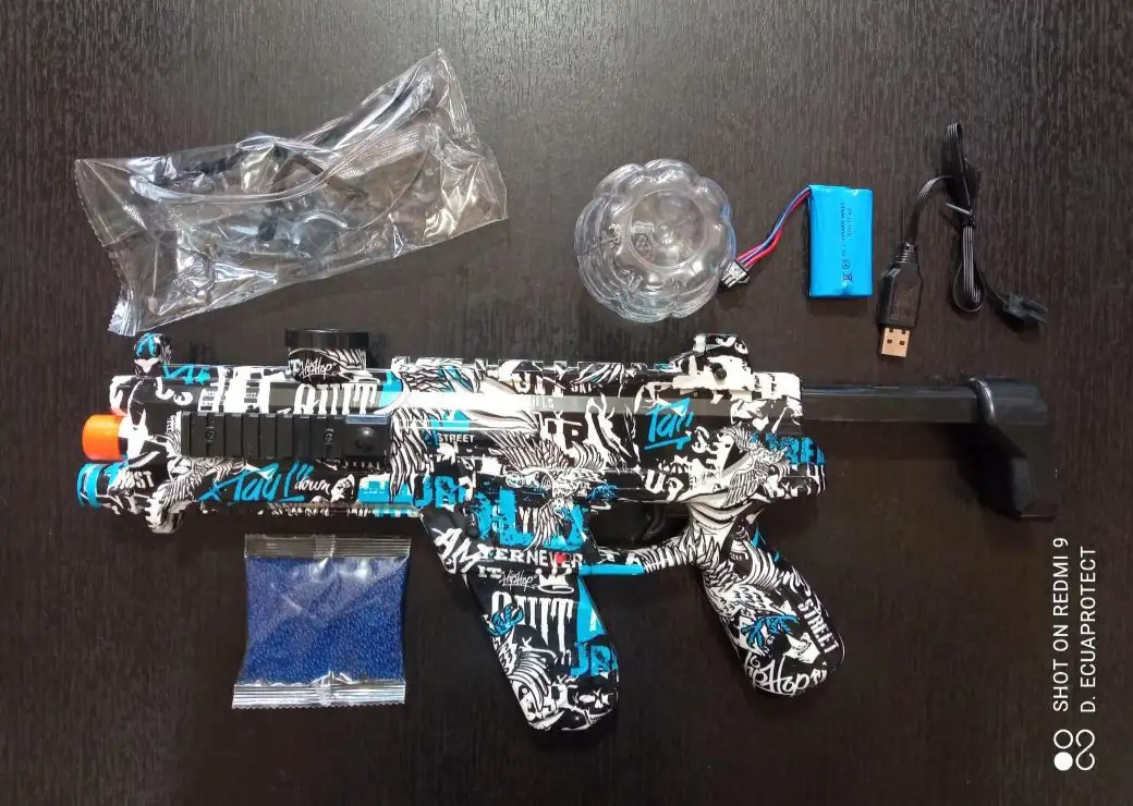 PISTOLA DE HIDROGEL 🦅🔵