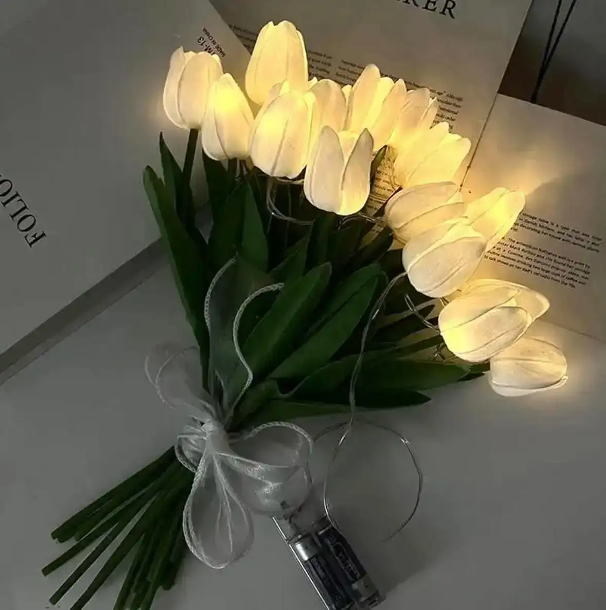 Ramo de tulipanes led  4