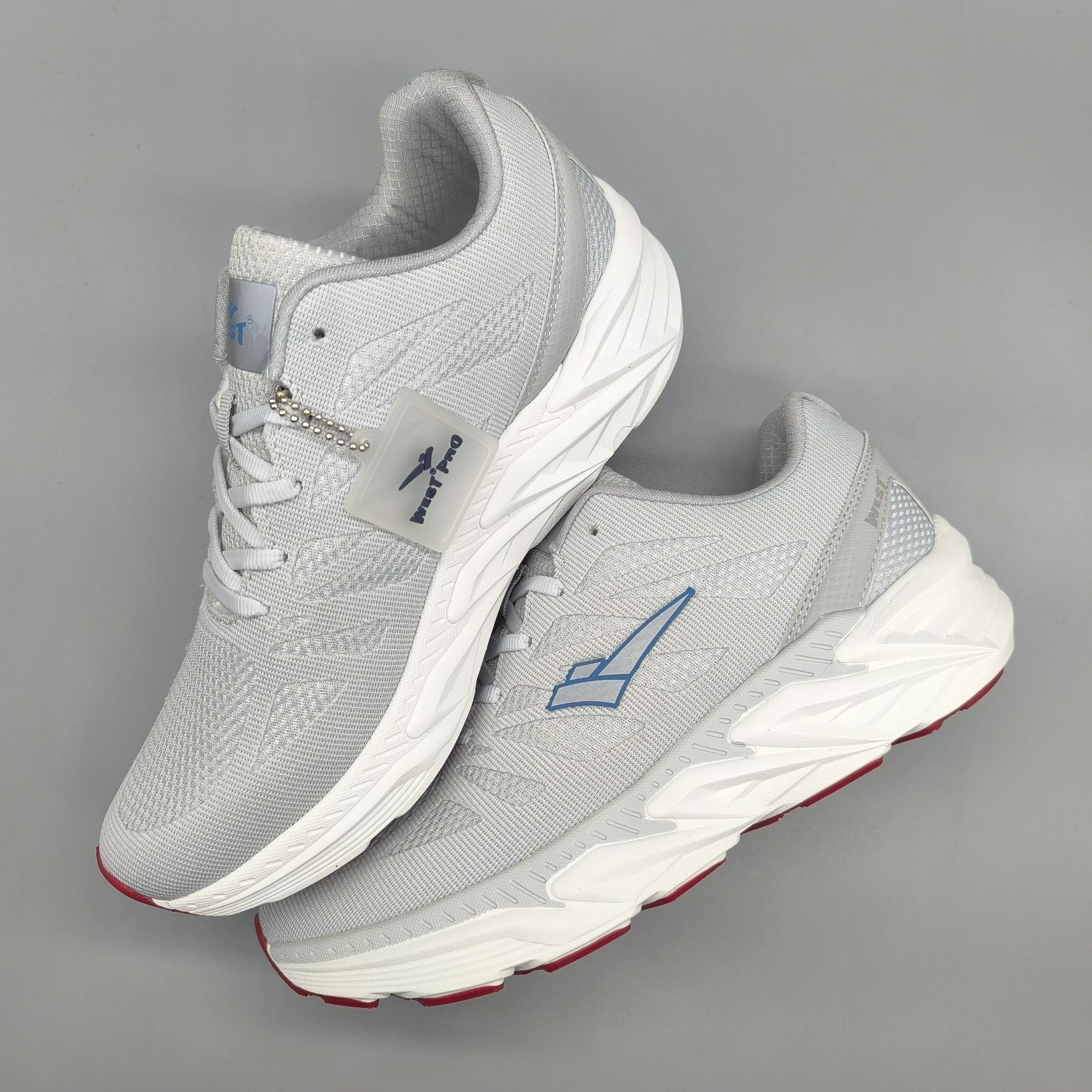 WEST DE HOMBRE LT GREY/WHITE/RED 9