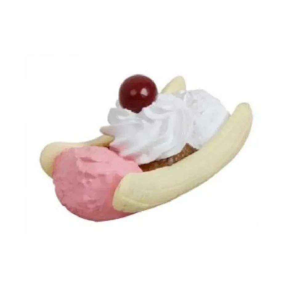 Juguete de goma banana split 