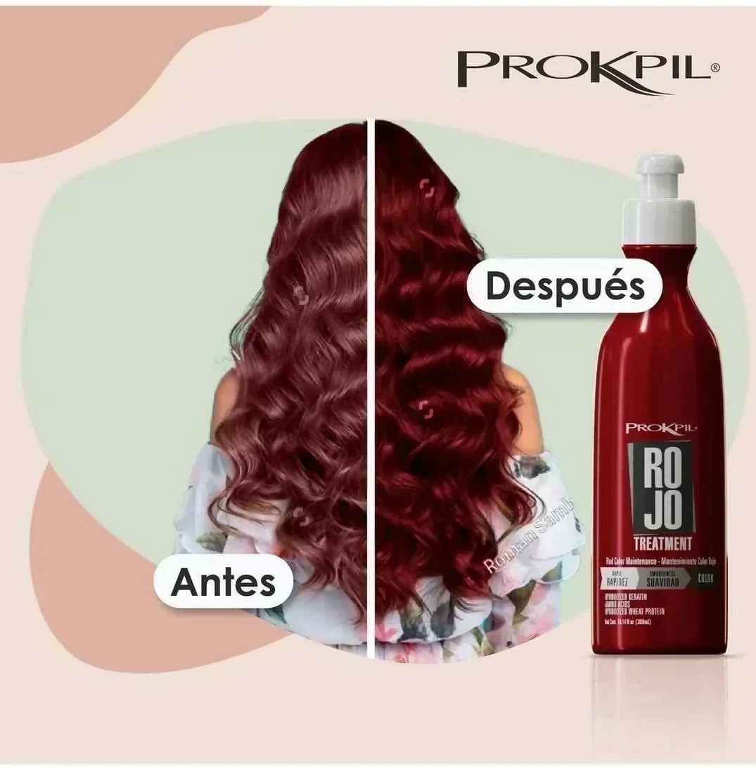 prokpil tratamiento color x300 ml rojo
