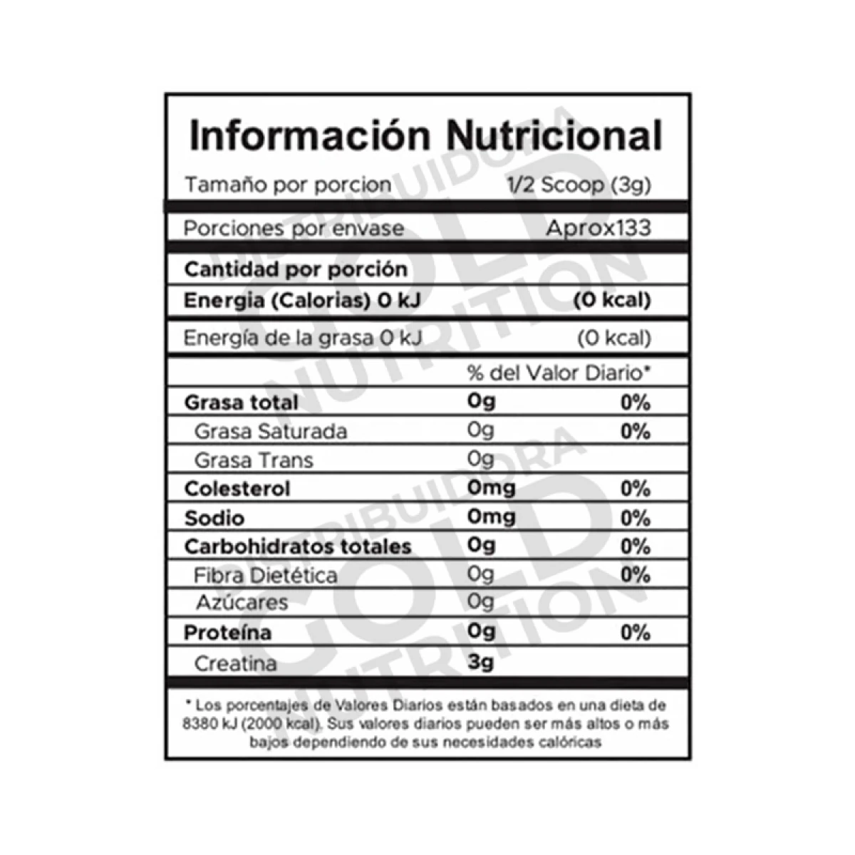 CREATINE IMN 400 GRAMOS 133 SERVICIOS 2