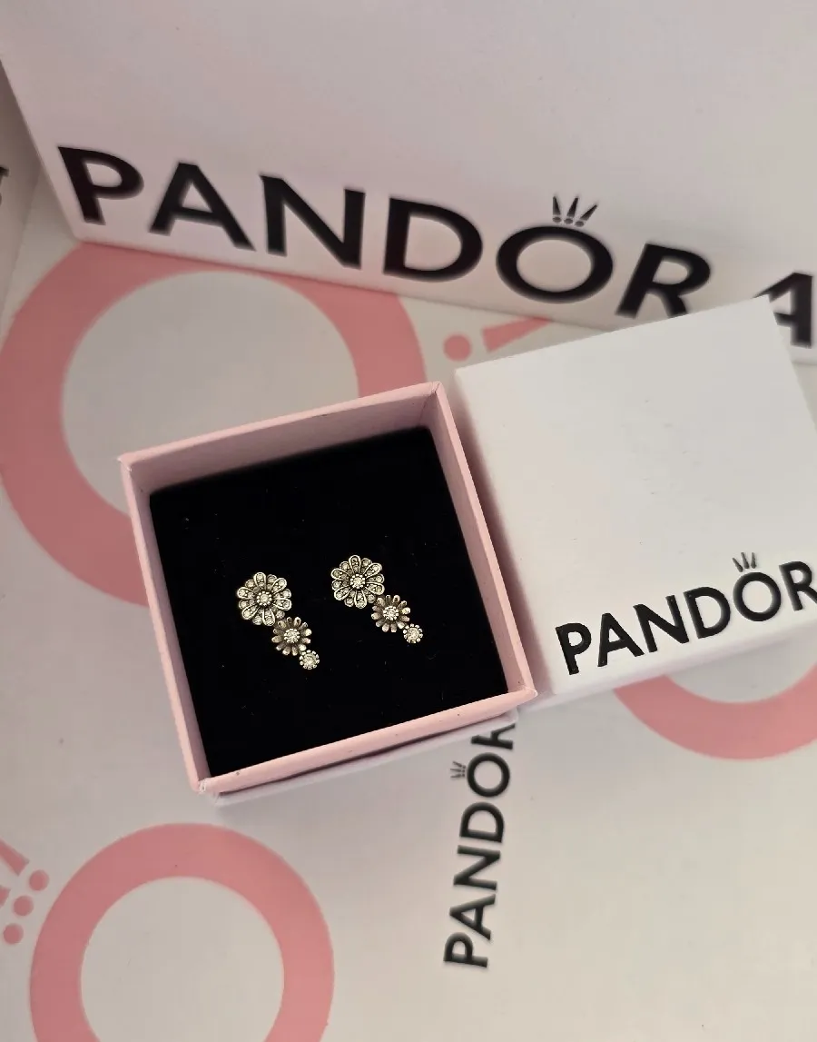 Pandora Daisy Earrings Sterling Silver