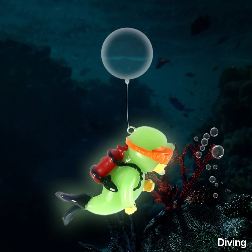 Adorno Figura de Buzo Pvc Fluorescente Noc-25
