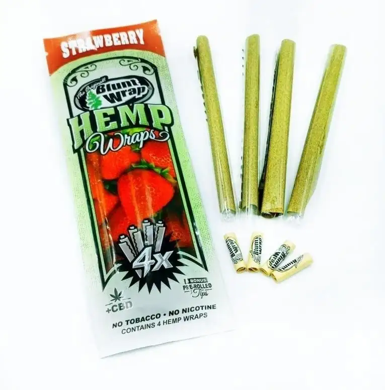 Blunt Wrap Hemp Strawberry X4u