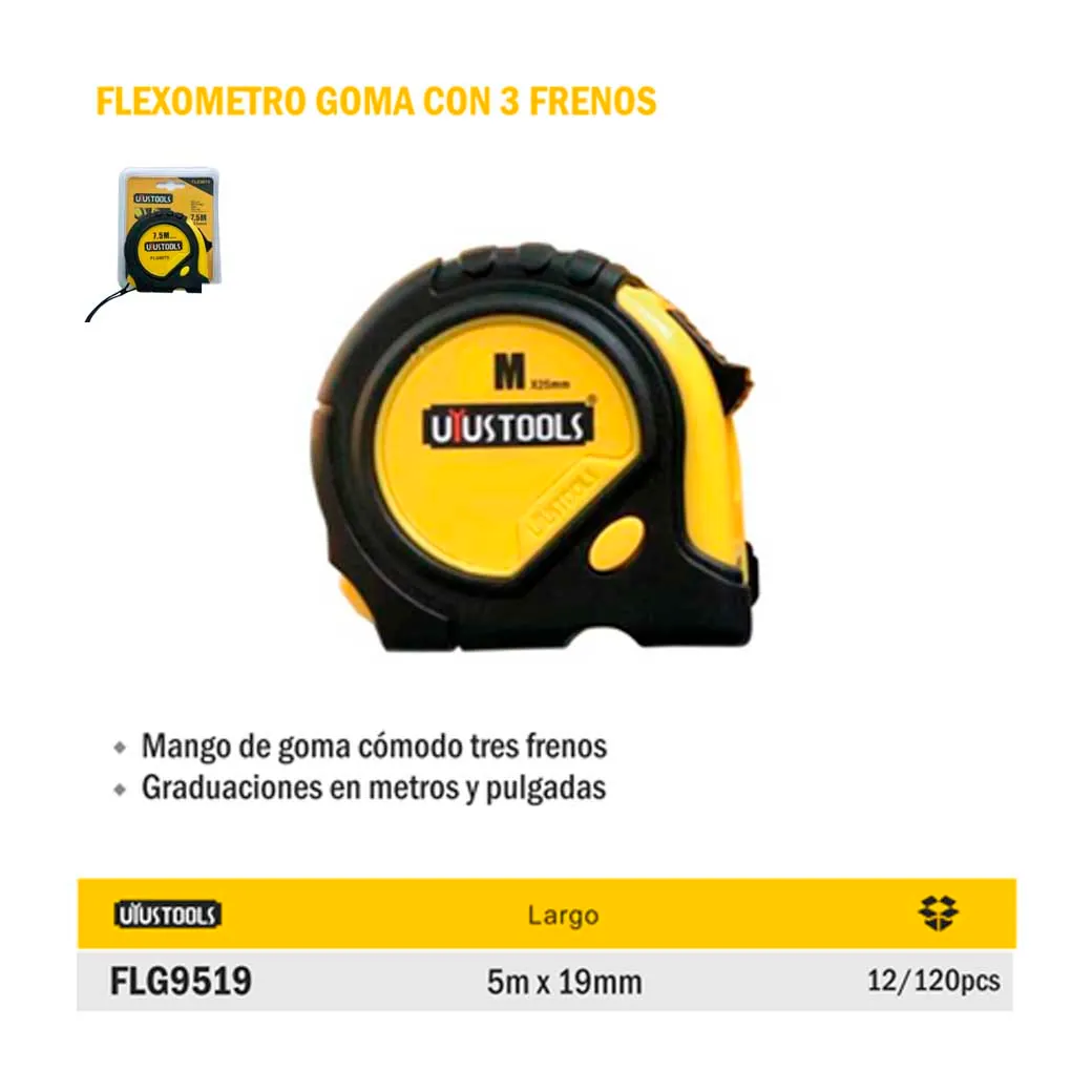FLEXO engomado UYUST 5 M X 19 mm