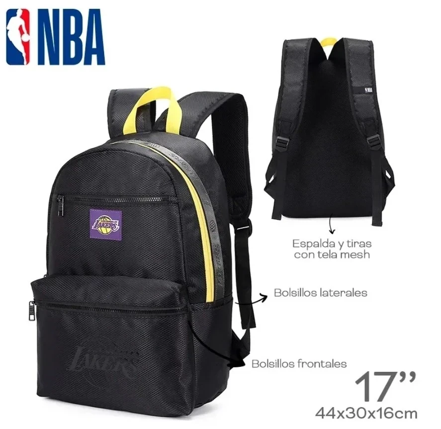 Mochila NBA Lakers negro  4