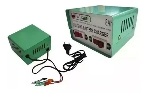 Cargador De Bateria Para Autos Y Motos 12v Y 6v 2