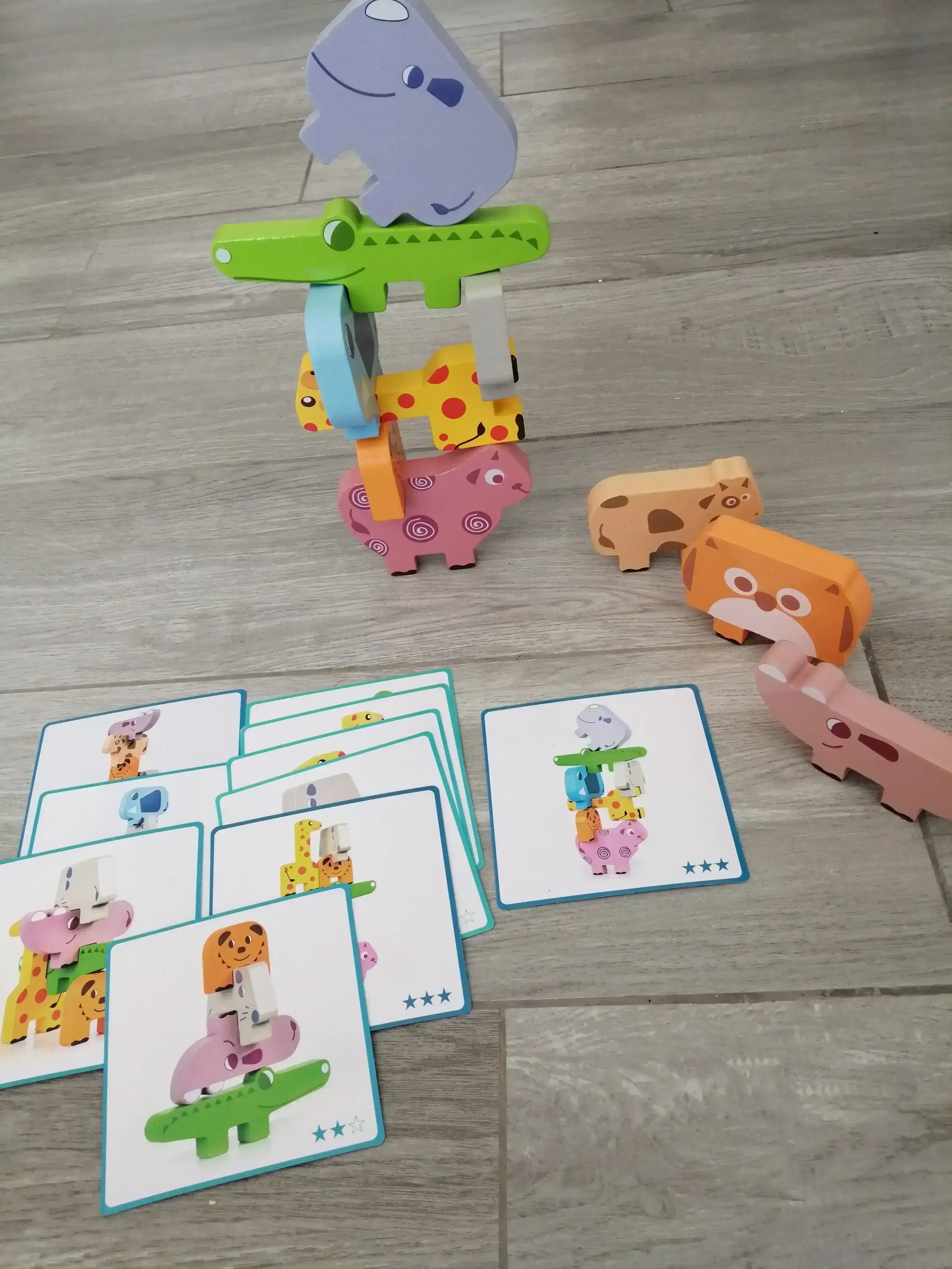 Juego de ensamble animal
