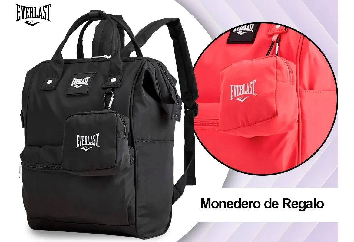 MOCHILA EVERLAST CON MONEDERO 22575 2