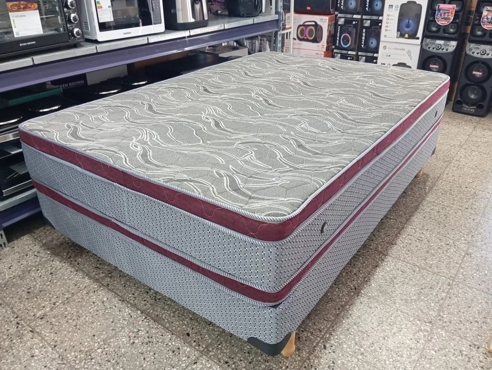 SOMMIER DOBLE PILLOW BUENOS AIRES 2/1.2