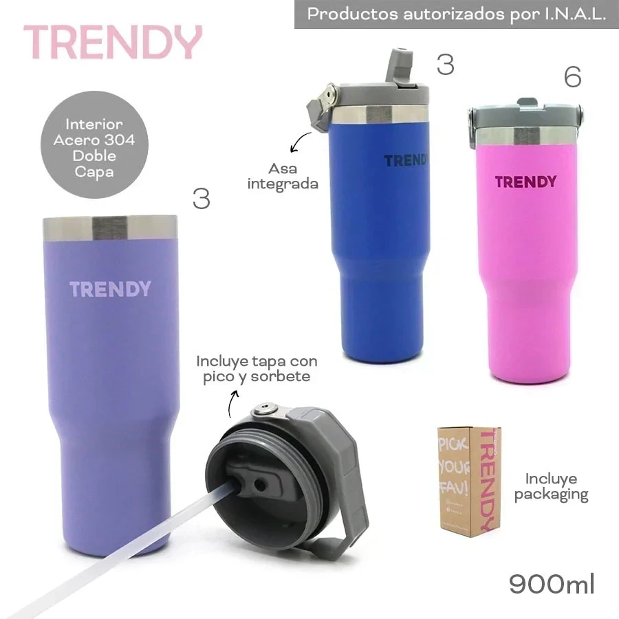 VASO TERMICO TRENDY 900ml 17550