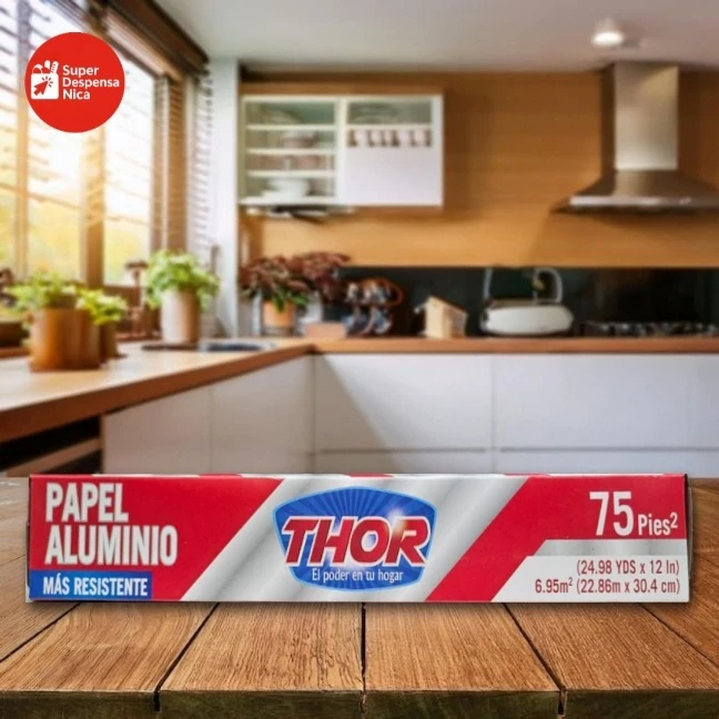 Papel Aluminio Thor 75Pies
