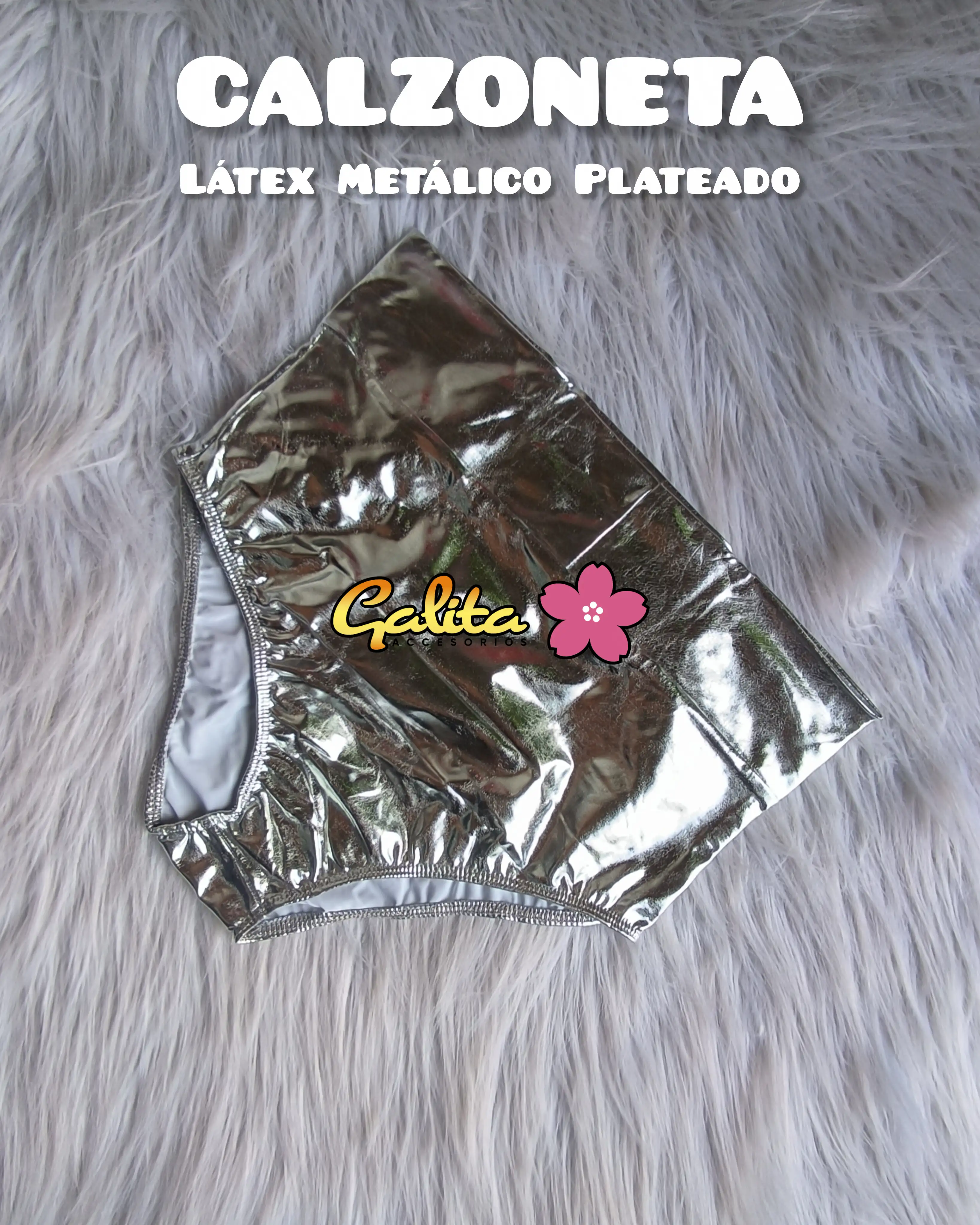 Látex plateado - Talla M