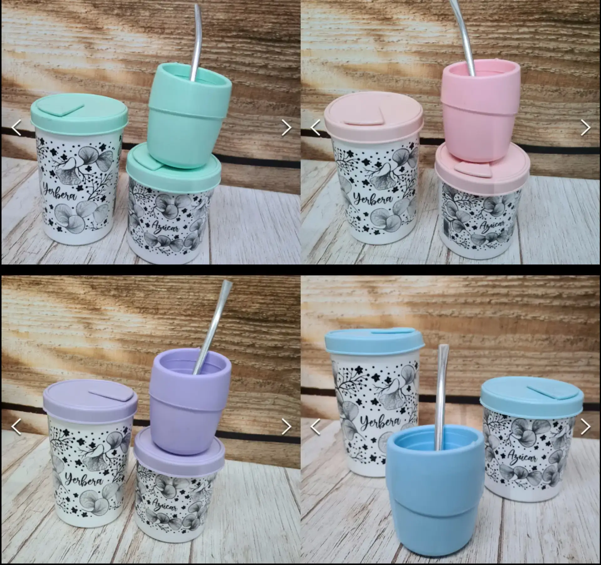Set Matero "Deco" con mate y bombilla 3