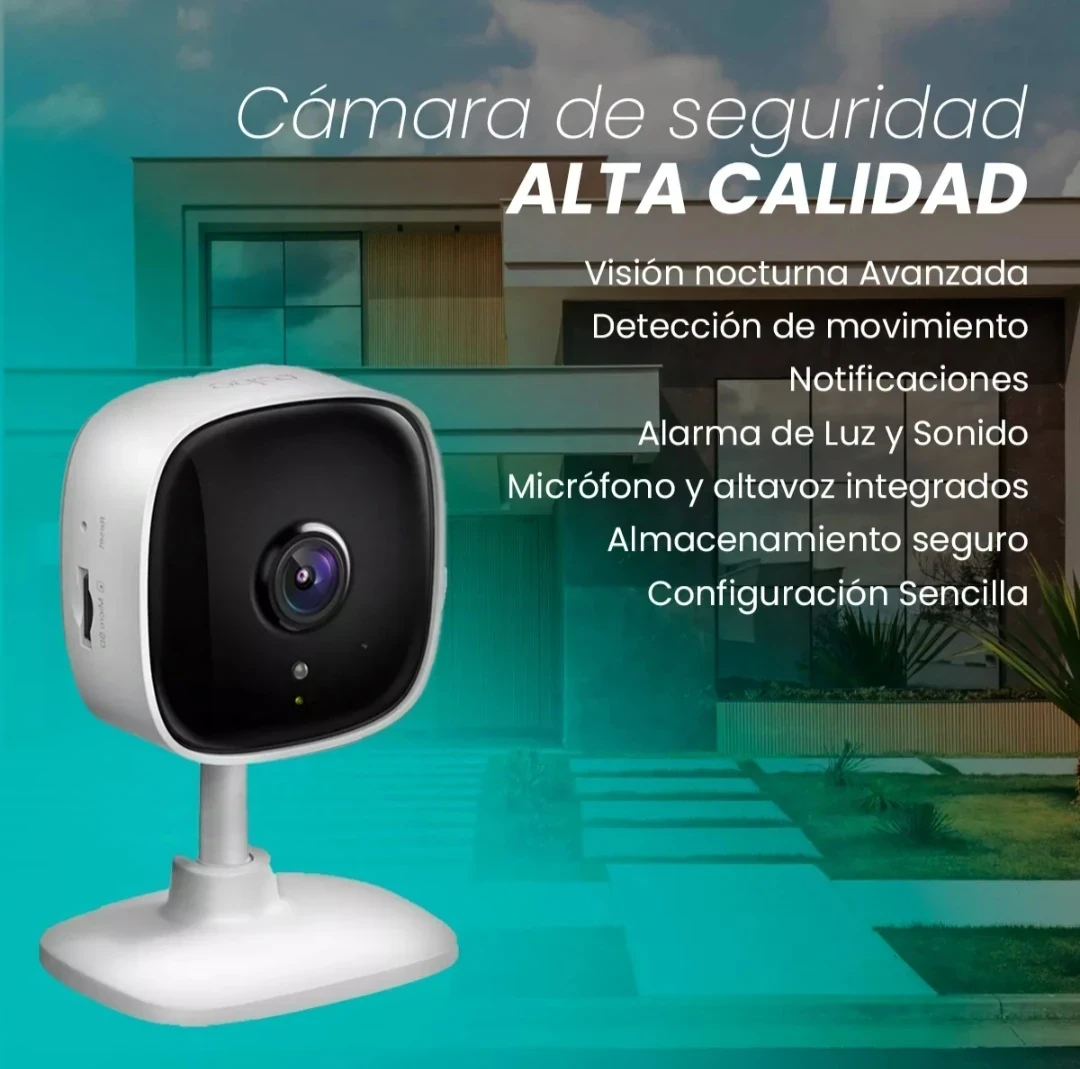 Cámara de seguridad para el hogar con Wi-Fi 4