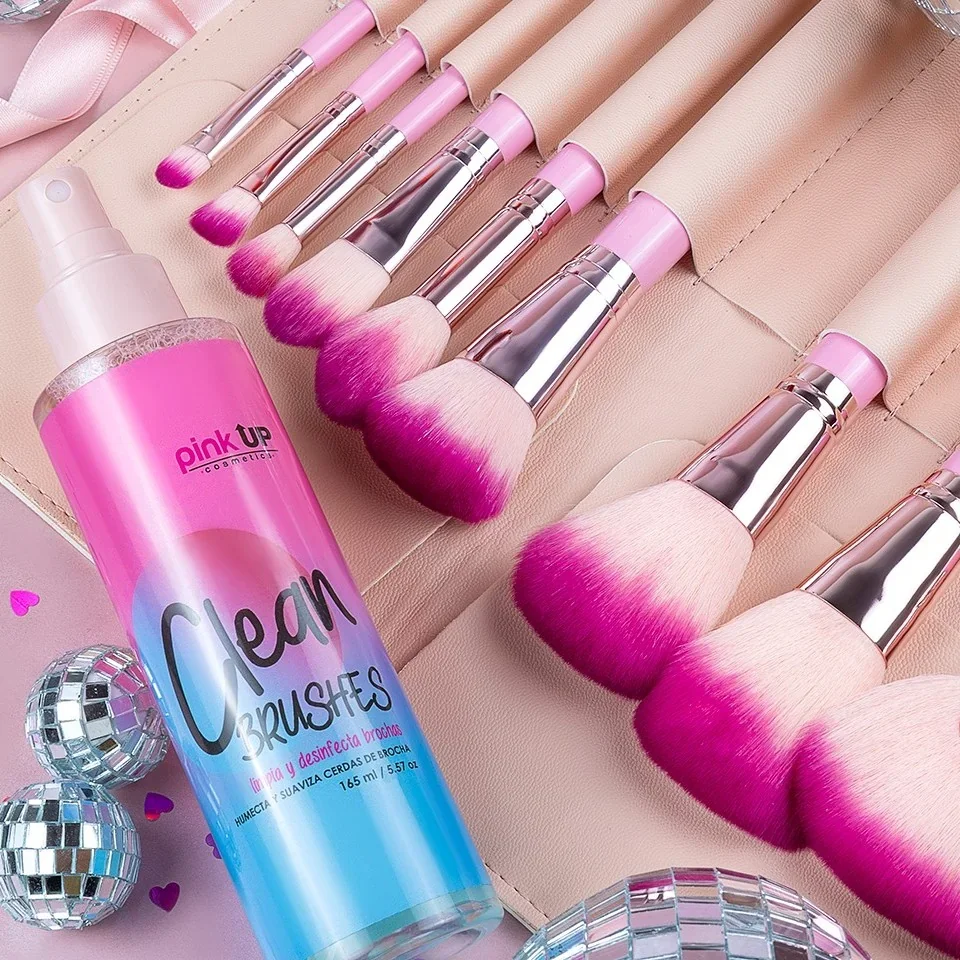 Clean brushes pink up 2