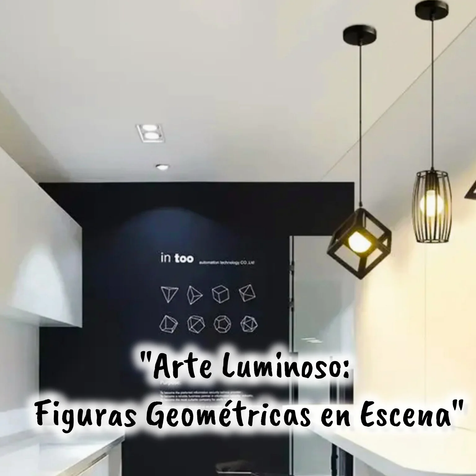 Lámpara Colgante Estilo Geometríco 3