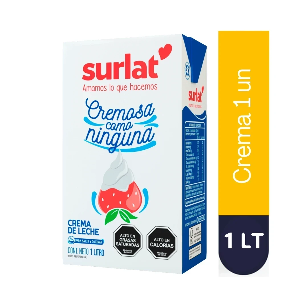 CREMA SURLAT 1L (CAJA CONTIENE 12U)