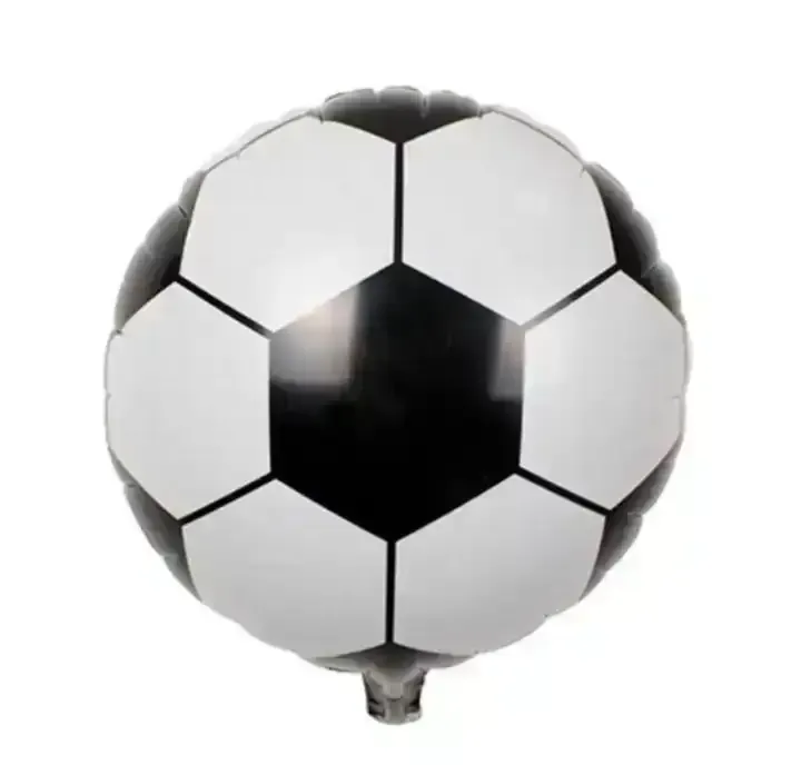 Globo metalizado 18 pulgadas pelota de fútbol 