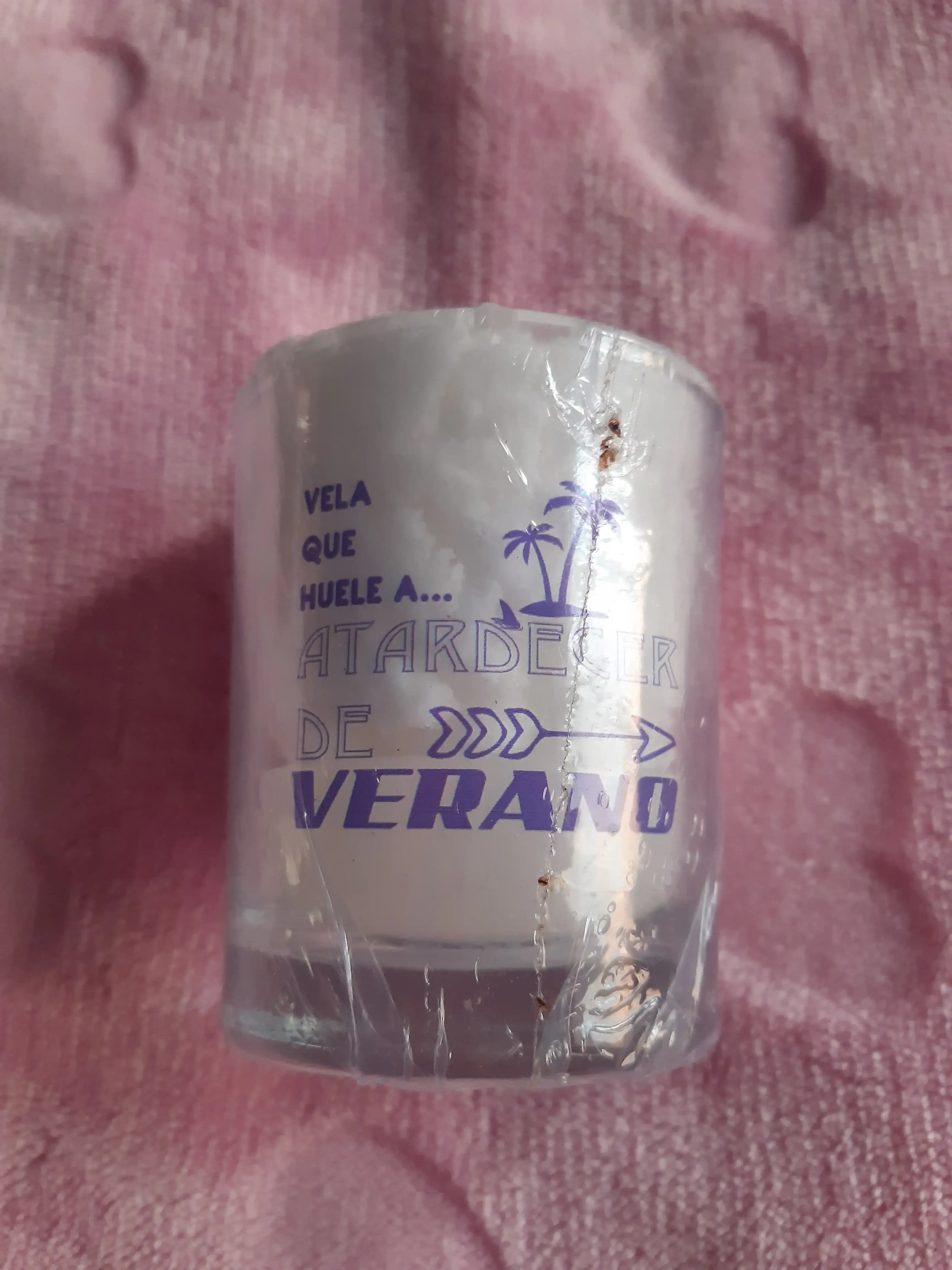 Vela vaso verano