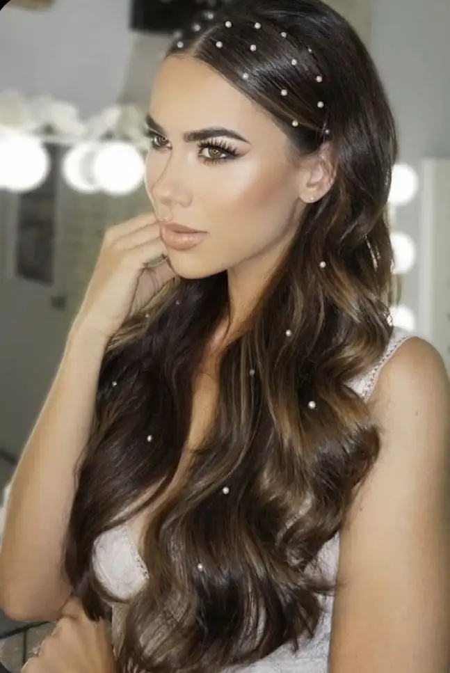 Perlas para el cabello